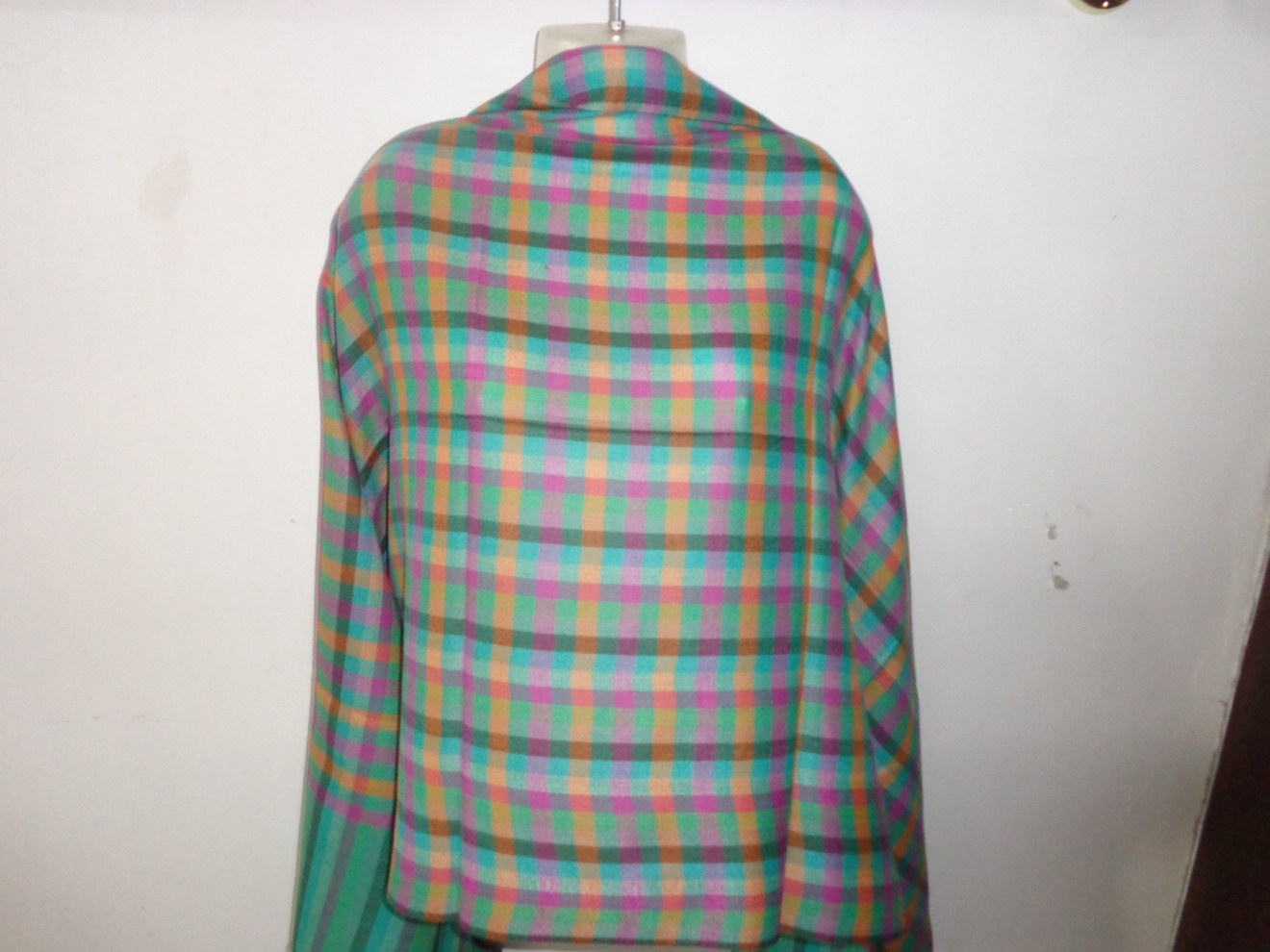Fine Wool Multi Check Stoles