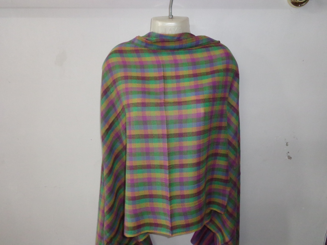 Fine Wool Multi Check Stoles