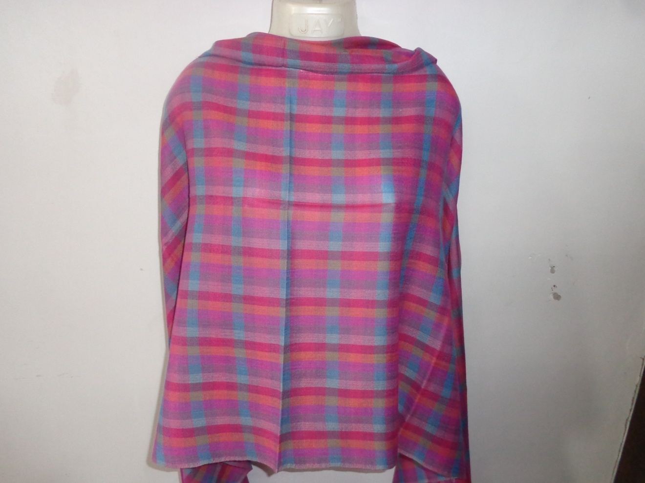 Fine Wool Multi Check Stoles