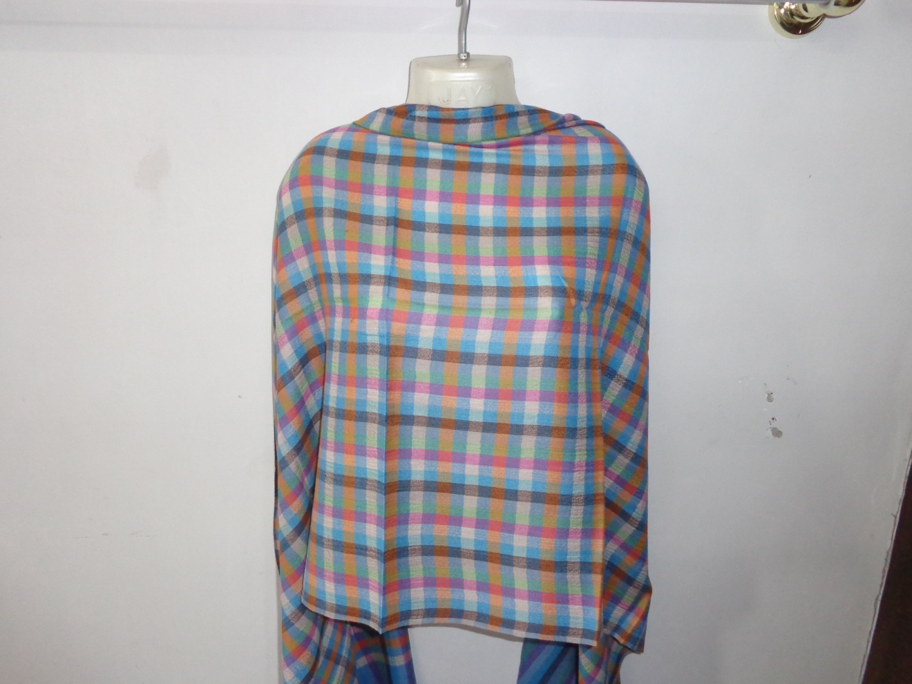 Fine Wool Multi Check Stoles