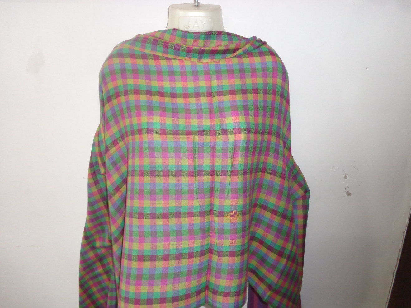 Fine Wool Multi Check Stoles