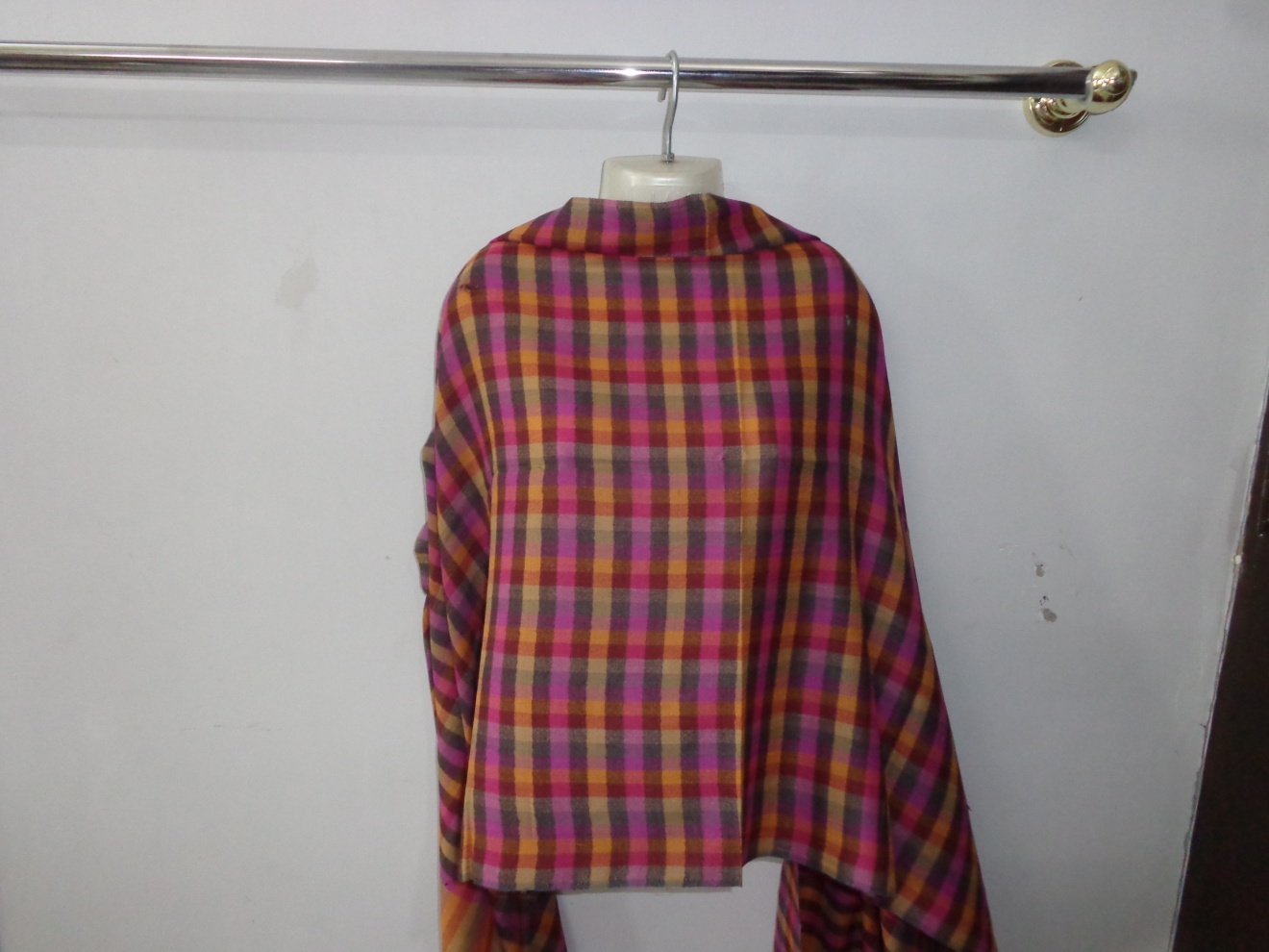 Fine Wool Multi Check Stoles