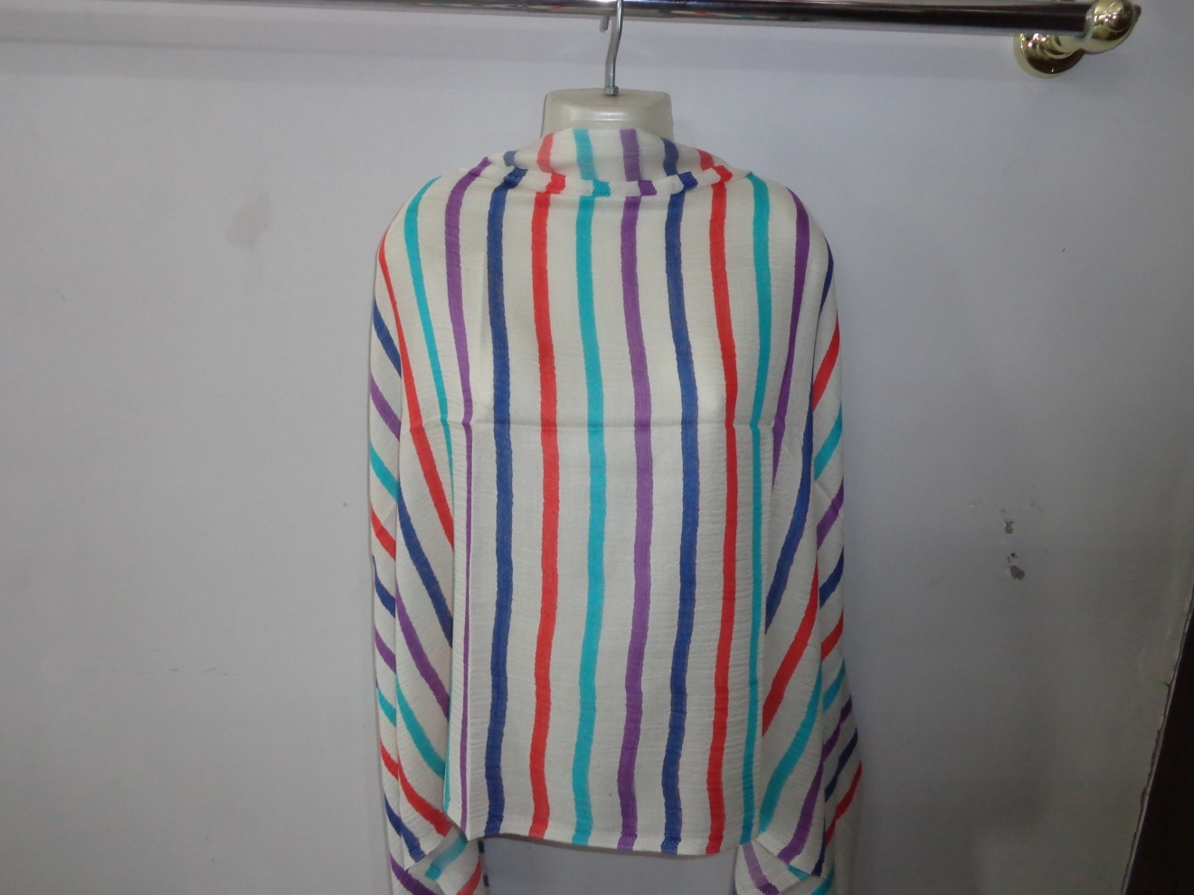 Multi Stripes Wool Stoles