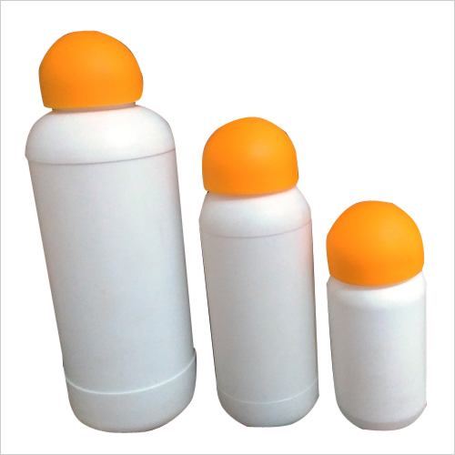 Pesticide Bottle - Plastic, Standard Size, Ivory White | Moisture Proof, Unbreakable, Reusable, Durable