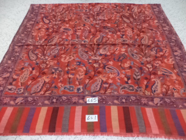 Mixcolor Fine Wool Kani Shawls