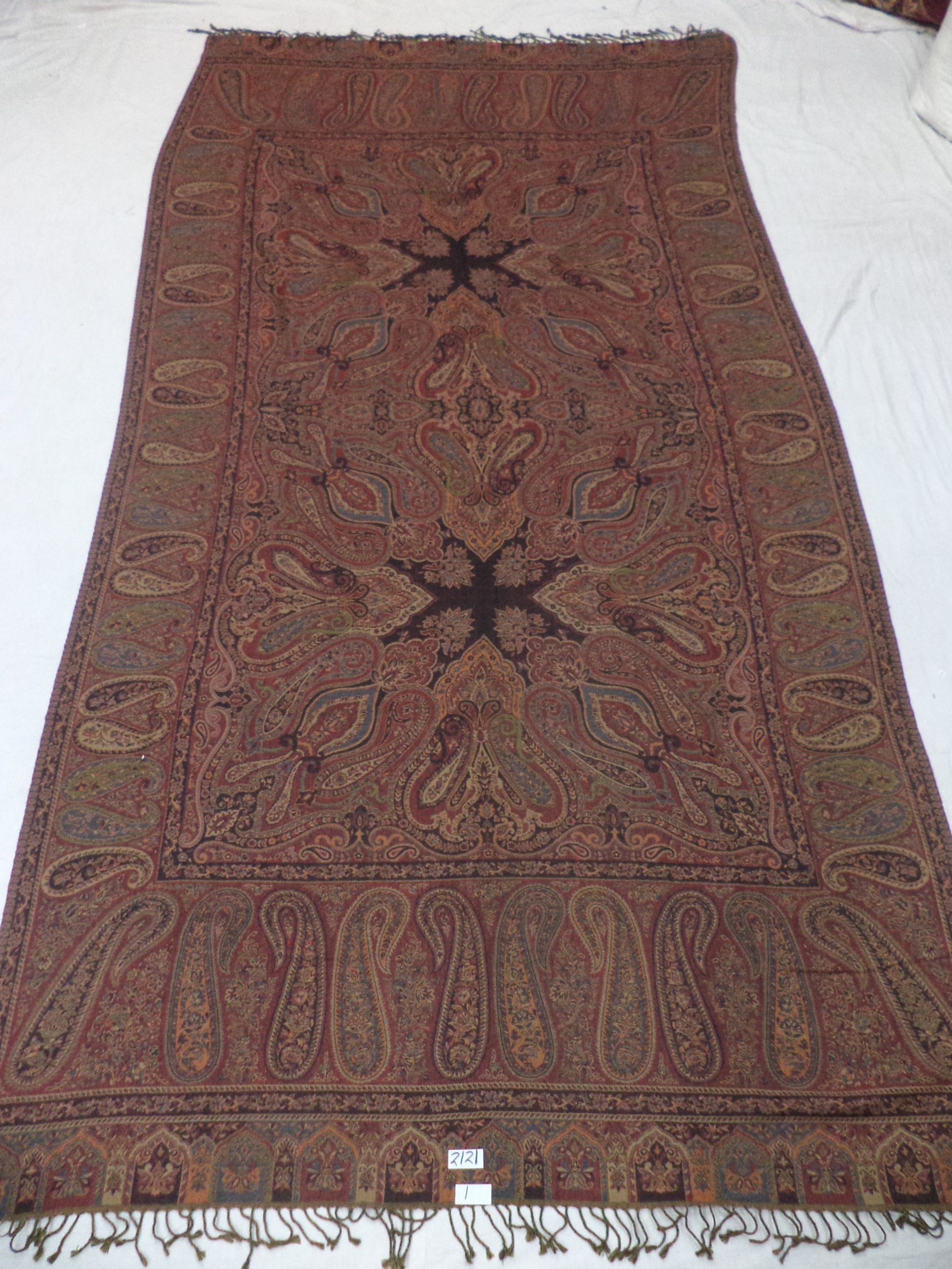 Mix Color Woolen Jamawar Gents Shawls