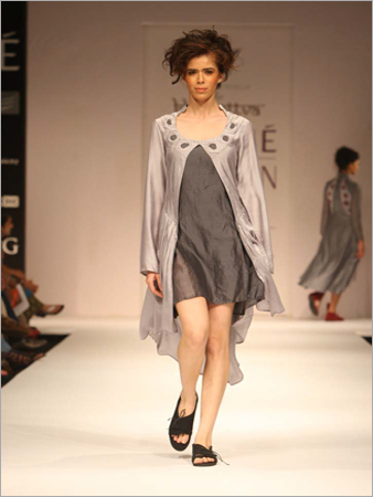 ग्रे कॉकटेल ड्रेस