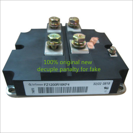 Fz1200r16kf4 Igbt Module - 1200v Rated Voltage, 10 Cm Size, Black Color | 90 Days Warranty, Designed For Ups Applications