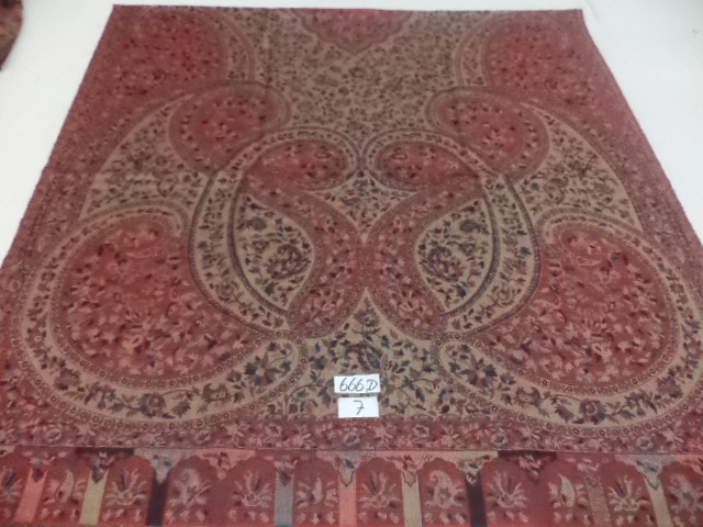 Mixcolor Ladies Jamawar Shawls