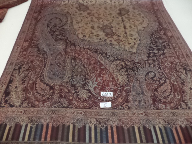 Mixcolor Ladies Jamawar Shawls