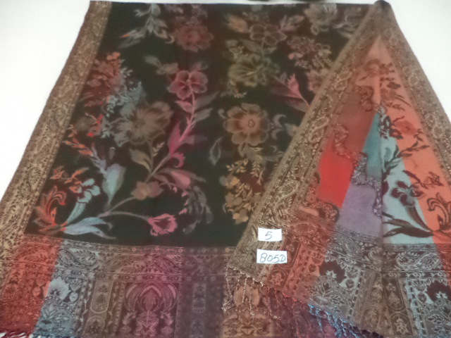 Mixcolor Acryic Jamawar Shawls