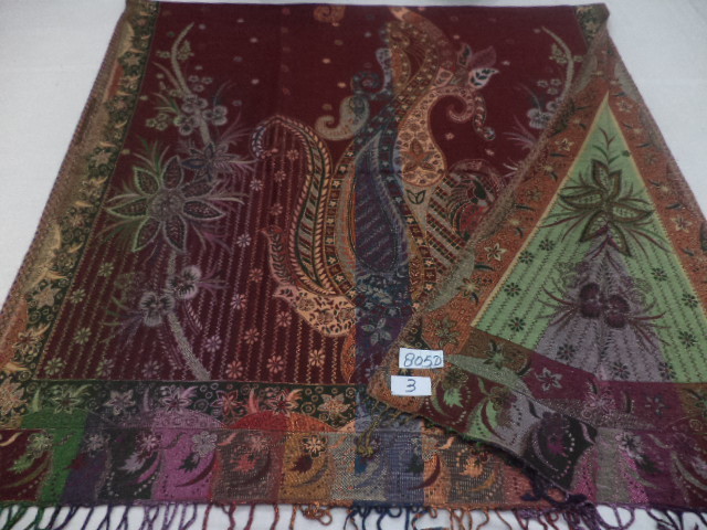 Mixcolor Acryic Jamawar Shawls