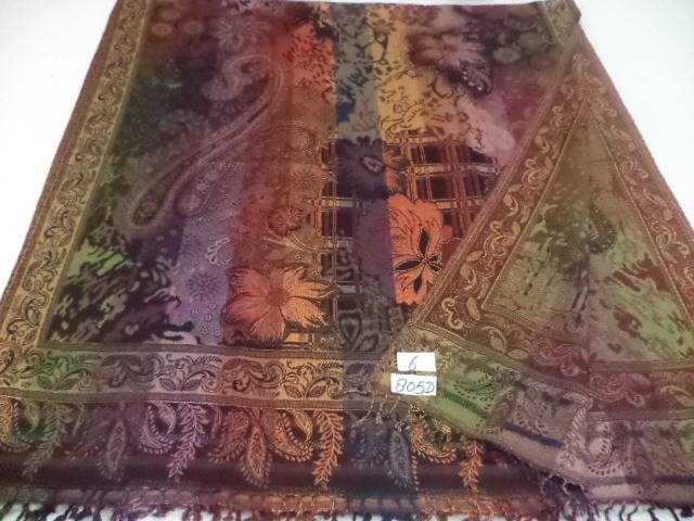 Mixcolor Acryic Jamawar Shawls