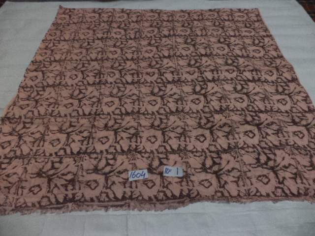 Fine Cotton Hand Block Printed Shawls - 100x200 Cms, White Color, Handmade With Fringe Closure