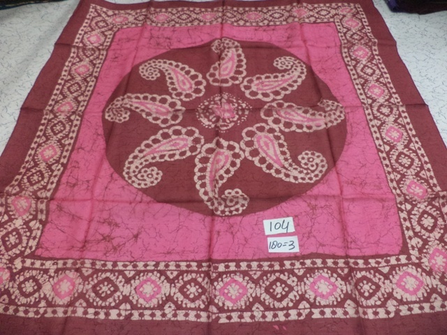 Mixcolor Batik Printed Scarves