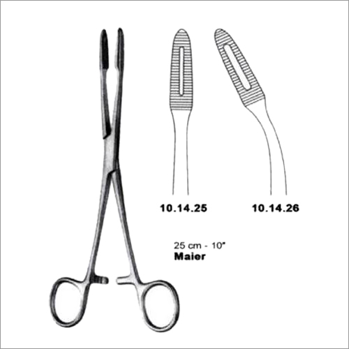 Dressing Forceps - Stainless Steel, 25 cm | Non-Hazardous, Sterilized, Portable, Durable, Manual Usage