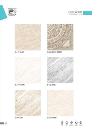Ceramic Tile Size: 600X600 Mm Also Available In 300X600 Mm