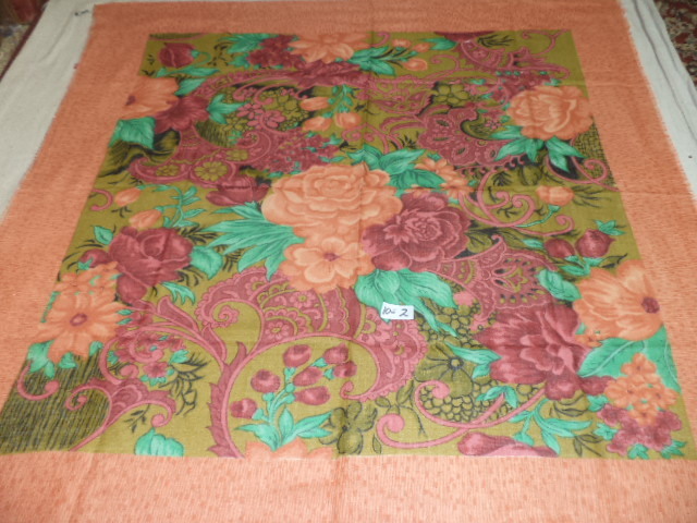Mixcolor Silk Wool Printed Scarves