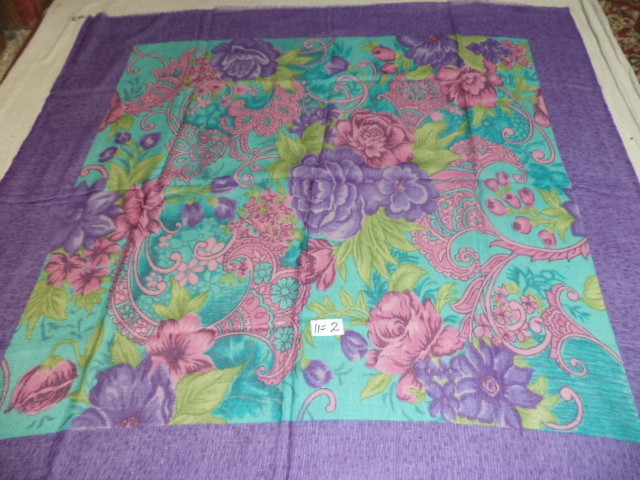 Mixcolor Silk Wool Printed Scarves