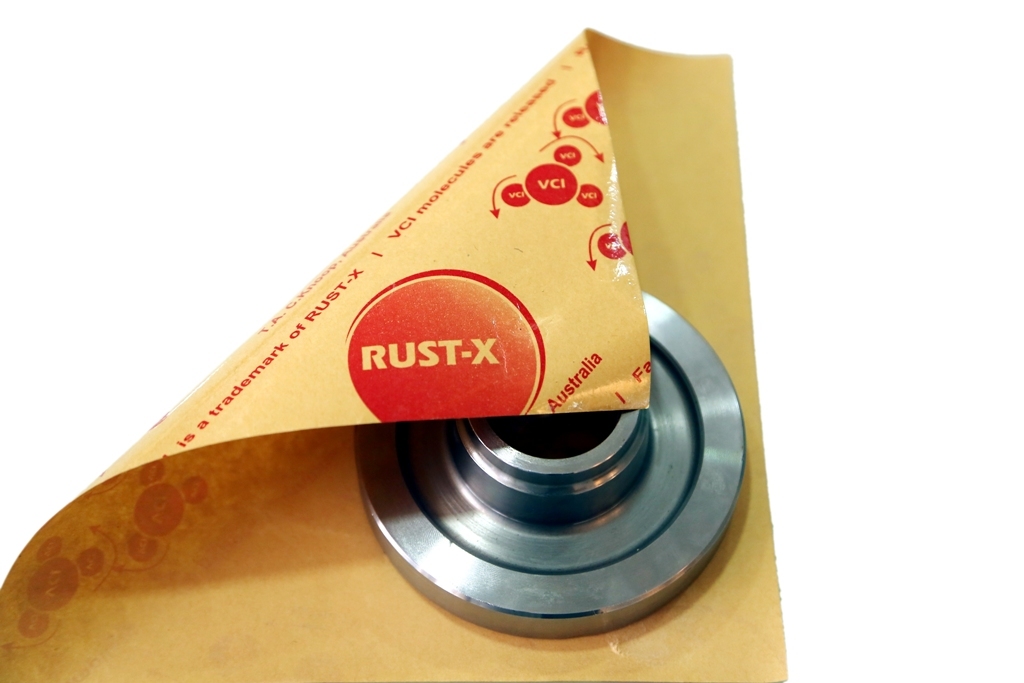 Vci Paper - Multi-metal Abrasion Resistant, 1-50 Meter Rectangle, Red & Blue | Long-lasting Protection Against Corrosion