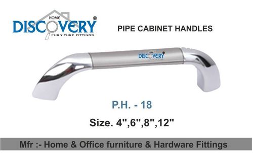 Silver Pipe Steel Handle