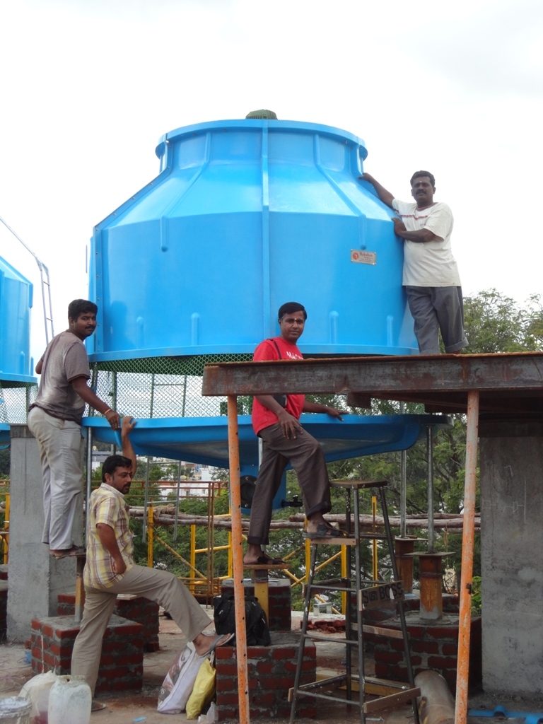 Round Cooling Towers Application: All Industry