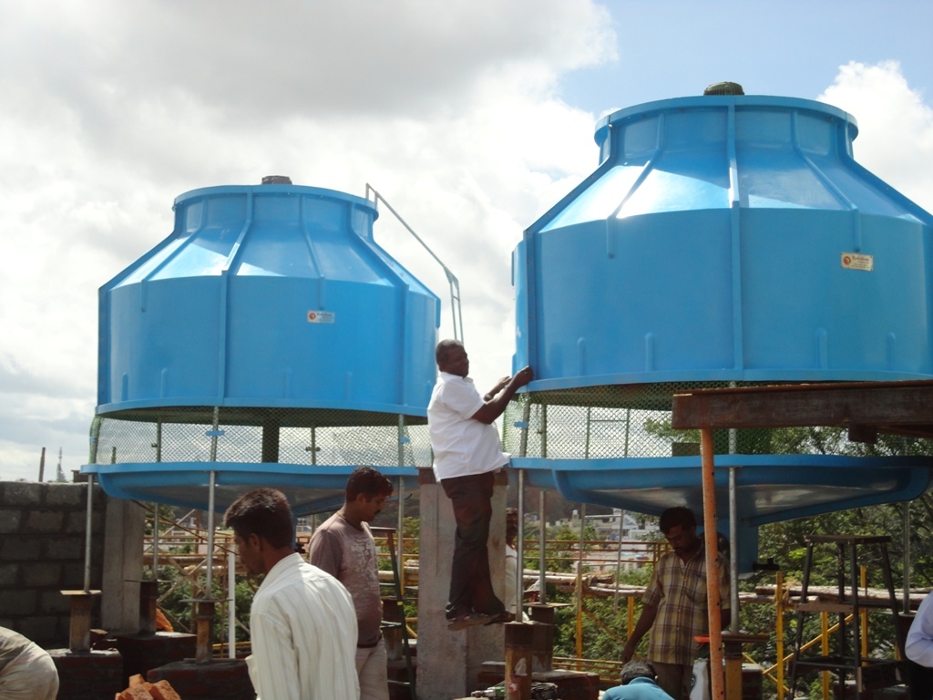Round Cooling Towers Application: All Industry