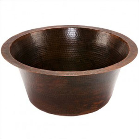 कॉपर फिनिश पेय बाल्टी, मध्यम, कांस्य