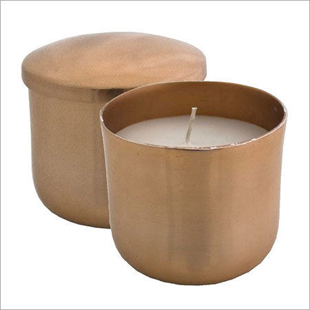 Copper Candle Holder Njo-2516