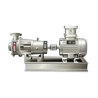 Stainless Steel Centrifugal Pump - Up to 100,000 LPH, 80 m Head, 350°C, Silver | Back Pull Out Design, Open/Semi Open/Closed Impeller, Electric Power