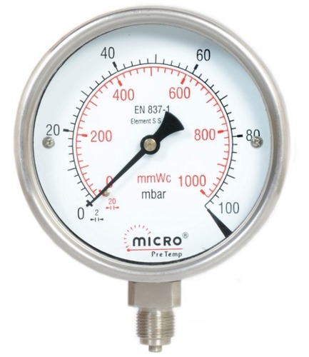 Capsule Low Pressure Gauge