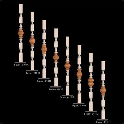 स्पिंडल (स्क्वायर) सीढ़ी