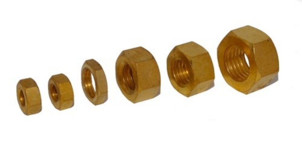 Brass Hex Nuts - Application: For Hardware Fitting Use