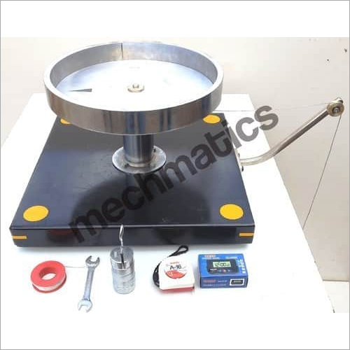 Turn Table Apparatus - 300x300x400 mm, 300 mm Diameter, Rust Proof Design | Moment of Inertia, Rotational Dynamics, Hanging Mass, Stopwatch, Measuring Scale