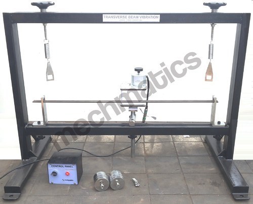 Free Beam Vibrations - MS Frame 1000x600x900 mm, 3 Steel Beams, 2 Concentrated Masses, Chart Recorder