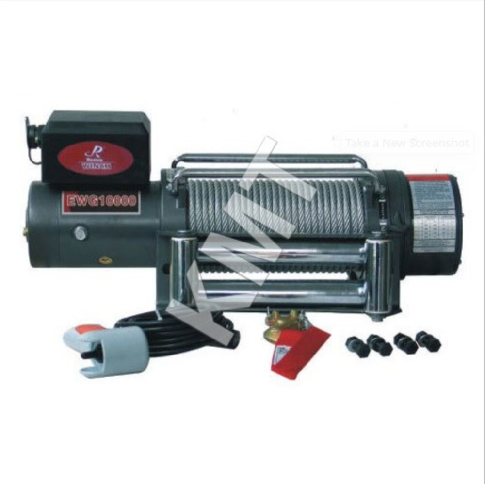 Battery Operated Dc Winch - Color: Blue