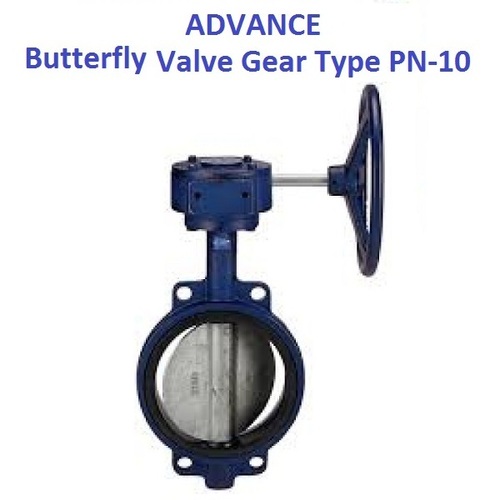 ADVANCE WAFER TYPE BUTTERFLY VALVE PN-10 (GEAR TYPE)