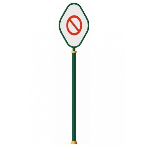 Traffic Sign Pole - Color: Green