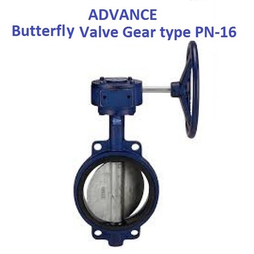 ADVANCE WAFER TYPE BUTTERFLY VALVE PN-16 (GEAR TYPE)