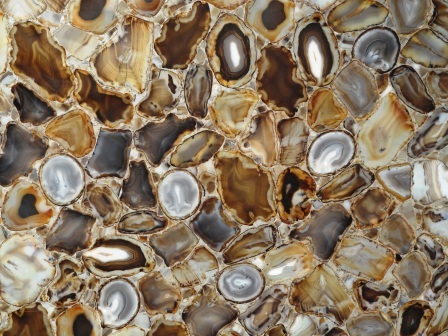 Brown Agate Regular View Solid Surface