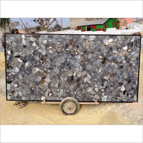 Grey Agate Slab Solid Surface