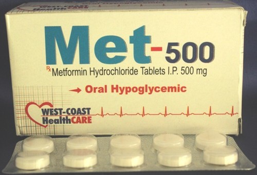 Metformin Hydrochloride Tablets I.P. 500 mg
