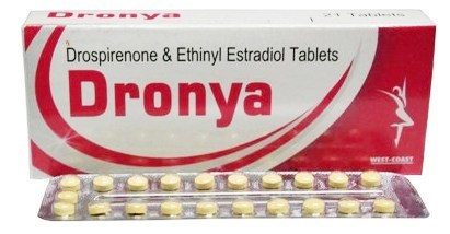 ड्रोसपाइरोन और एथिनिल एस्ट्राडियोल टैबलेट