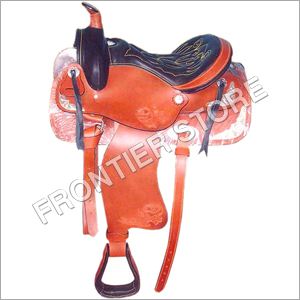 चर्म-पश्चिमी saddle