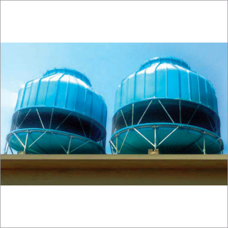 FRP गोल बोतल आकार के कूलिंग टावर्स