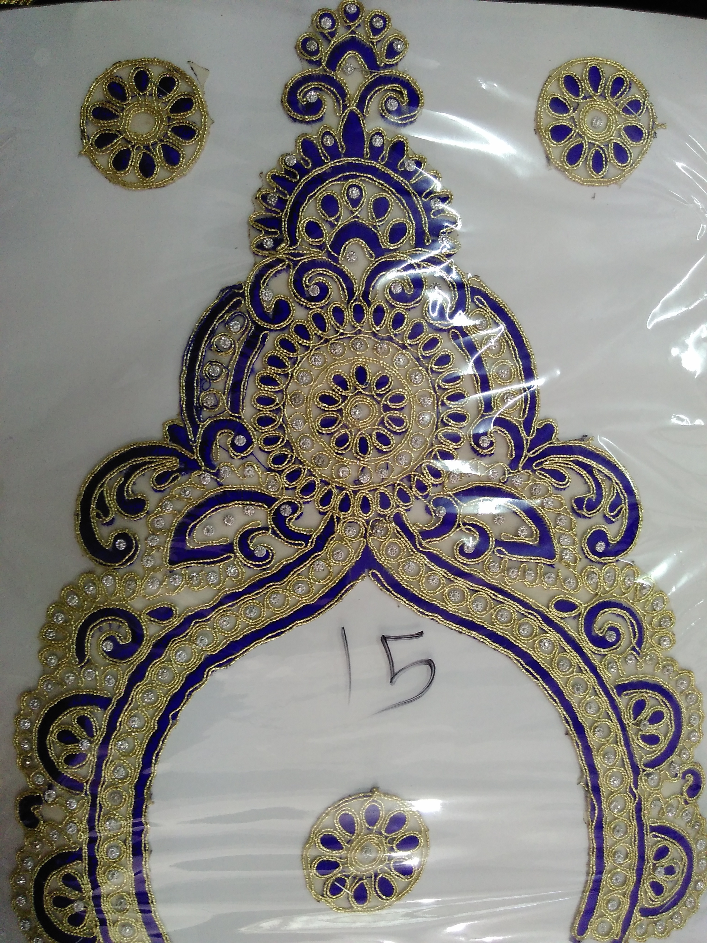 Designer Neck Patch Lace