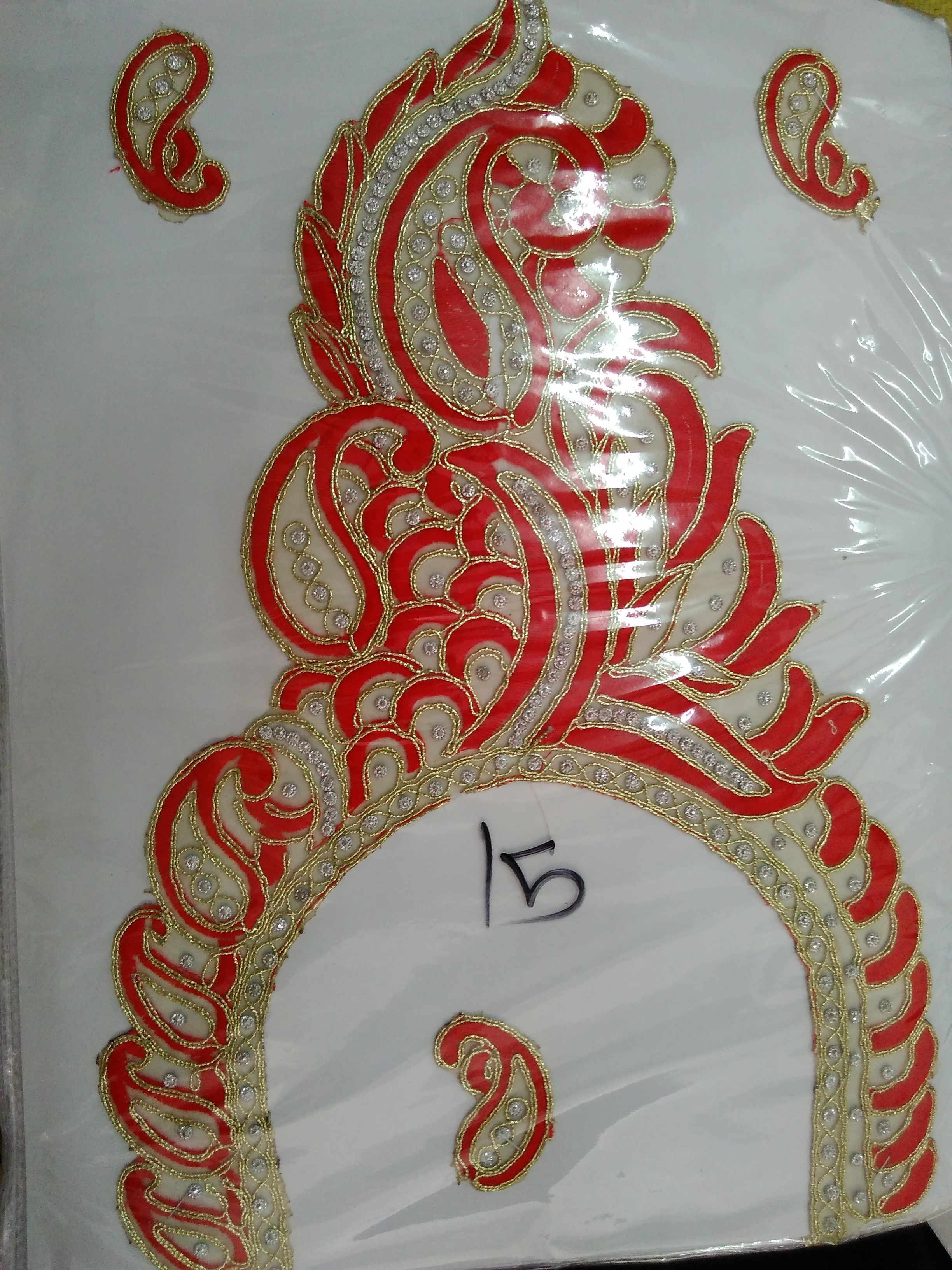 Designer Neck Patch Lace