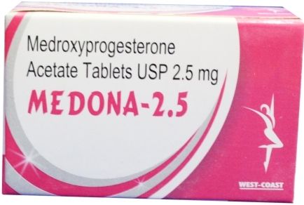 Medroxy Progestrone Acetate Tablets Usp 2.5 Mg