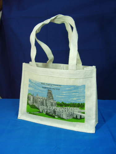 Printed Jute Shopping Bags