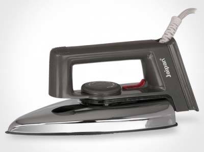 IRON - Metal & Plastic, 30x12x15cm | 1.5m Cord, 1000W Power, Non-Stick Soleplate, Durable Design, Fast Heating, Effective Ironing